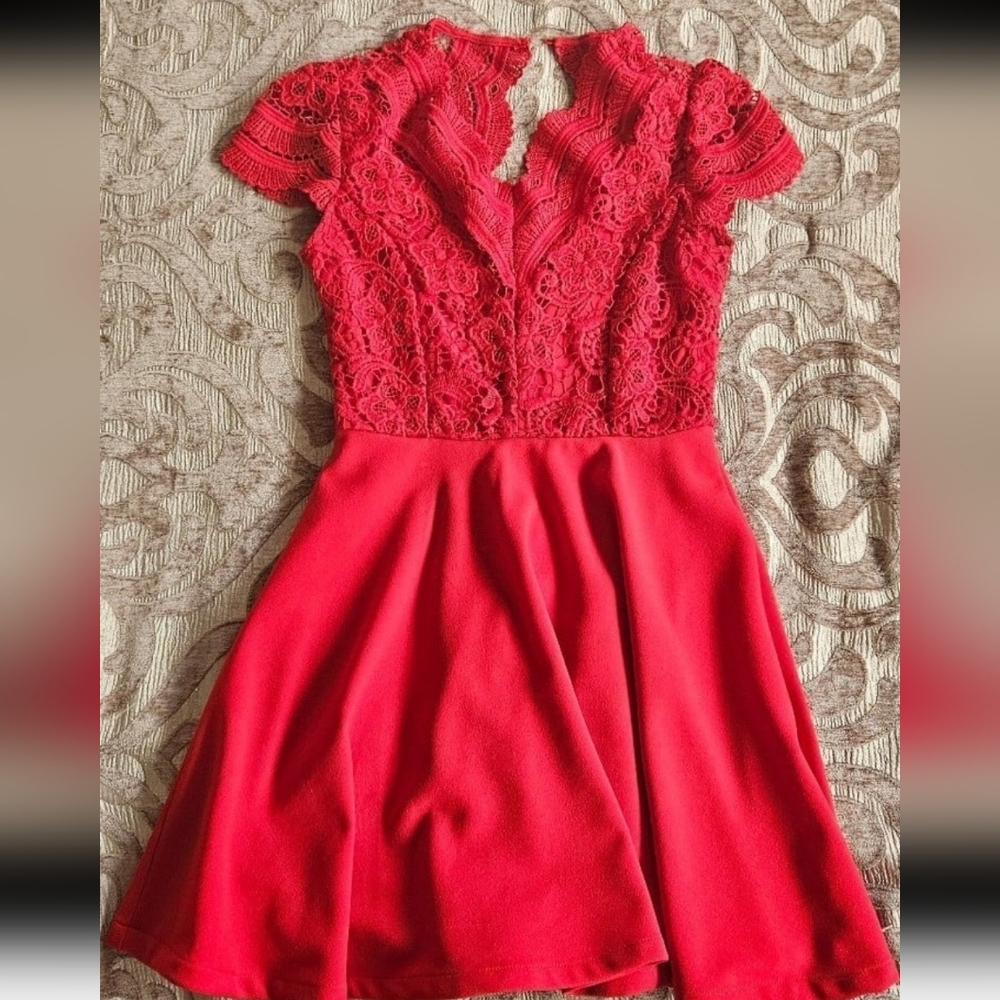 Macys Red Girls Dress